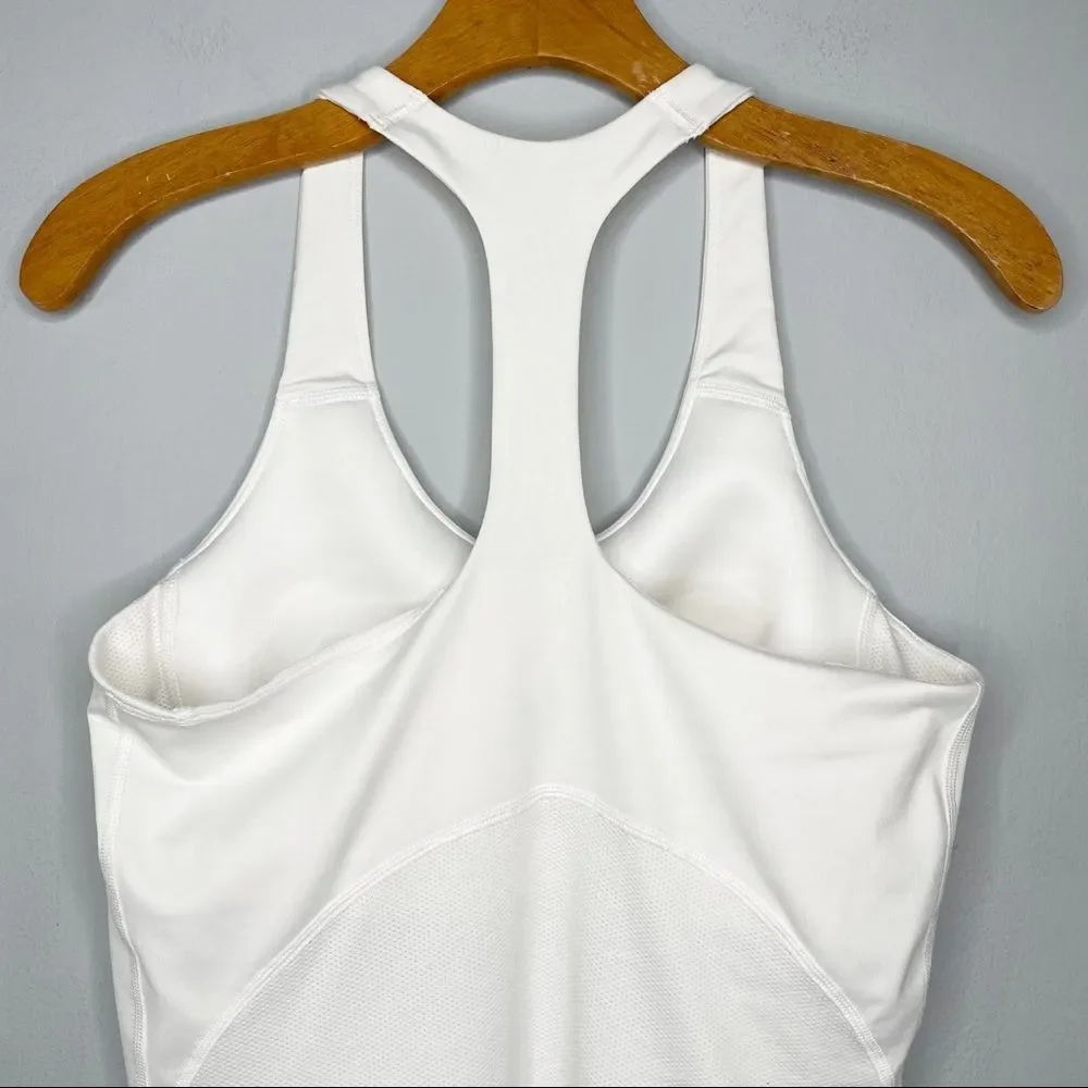 NWOT Nike Tank Top I-Beam White Women’s Size Large Slim Fit - Picture 6 of 11